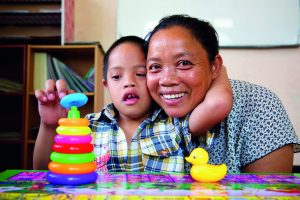 Hum Noy pictured with his mother Duangmala. Photo: Richard Wainwright Hum Noy pictured with his mother Duangmala. Photo: Richard Wainwright