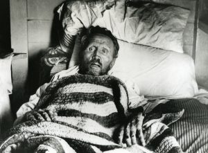 Saint Damien de Veuster in bed shortly before he died in 1889 at the Kalawao settlement on the Hawaiian island of Molokai.Photo: cns