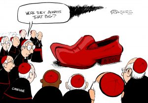 Were they always that big? CARTOON: CNS/Lucas Turnbloom Were they always that big? CARTOON: CNS/Lucas Turnbloom