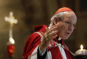 Austrian Cardinal Christoph Schonborn of Vienna celebrates Mass on March 4 at the Basilica of St. Bartholomew on Tiber Island in Rome. PHOTO: CNS/Stefano Rellandini, Reuters Austrian Cardinal Christoph Schonborn of Vienna celebrates Mass on March 4 at the Basilica of St. Bartholomew on Tiber Island in Rome. PHOTO: CNS/Stefano Rellandini, Reuters