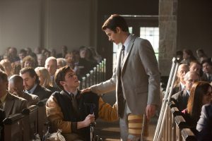 Trevor Allen Martin and Hayden Christensen star in a scene from the movie "90 Minutes in Heaven." PHOTO: CNS/Giving Films