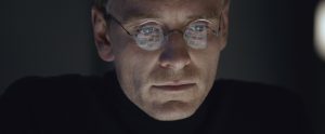 Michael Fassbender stars in a scene from the movie Steve Jobs. Photo: CNS