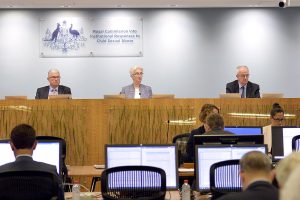 Gail Furness, senior counsel assisting the Royal Commission into Institutional Responses to Child Sexual Abuse, speaks at a hearing in Sydney Feb. 6. Photo: Supplied