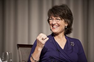 ABC TV presenter Geraldine Doogue has presented Compass since 1998. PHOTO: Courtesy USSC
