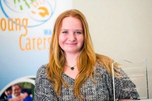 WA Young People Who Care Award recipient Amber Clarke is enrolled in nursing at UNDA Fremantle. PHOTO: UNDA