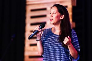 Pope Francis with young people at the World Youth Day Vigil in Krakow last year. Photo: CNS/Paul Haring