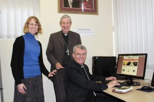 Archbishop Timothy Costelloe and Archbishop Emeritus Barry Hickey launched the site. PHOTO: Fr Robert Cross