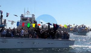 The Blessing of the Fleet once again succeeded in bringing people of diverse cultural backgrounds together in celebration of faith, fishing traditions and the wider Fremantle community. Image: Sourced