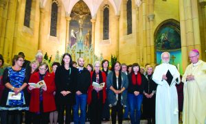 Bishop Donald Sproxton commissions the new catechists in the chapel of St Michael the Archangel in Leederville on August 8. PHOTOS: Catechist Services Team CEOWa