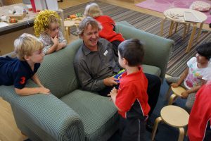 Interaction and fun painting are already happening at the new Hammond Park Catholic Primary School. Interaction and fun painting are already happening at the new Hammond Park Catholic Primary School.