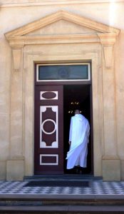 The Holy Door at the New Norcia church. Photo: Supplied.