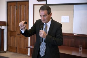 St Mary’s Cathedral Dean Mgr Michael Keating shares a moment with former President of East Timor, His Excellency Xanana Gusmão on Sunday, 24 April. HE Gusmão was visiting Perth for the 2016 ANZAC Day celebrations. Photo: Jamie O’Brien