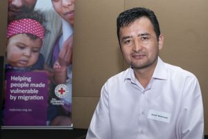 Ashraff Mohammad has experienced first-hand what it means to be the member of a persecuted minority. He recently shared his story at Conversations About People Seeking Asylum in Australia breakfast, held on Tuesday, 15 September at the UWA University Club, Crawley. PHOTO: Marco Ceccarelli