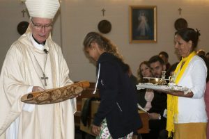 Aboriginal culture was celebrated last weekend, Sunday, 29 May, at the Reconciliation Mass at Holy Trinity Embleton Parish. Photo: Caroline Smith