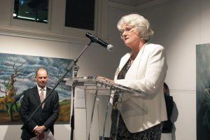 Sculptor Mehdi Rasulle created the statue of St Joseph the Worker for the opening of the rebuilt St Mary’s Cathedral in 2009. Photo: Caroline Smith.