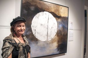 Sr Janet Palafox from Caritas Australia thanks the Perth Catholic community for their ongoing generosity, during her address at the end of the Mass. Photo: Rachel Curry.