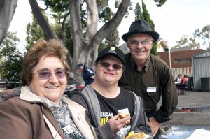 19-year-old Declan Chamberlain (left) enjoys lunch with his friend, Daniel, at the Emmanuel Centre in East Perth. Photo: Marco Ceccarelli 19-year-old Declan Chamberlain (left) enjoys lunch with his friend, Daniel, at the Emmanuel Centre in East Perth. Photo: Marco Ceccarelli