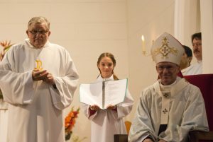 Archbishop Timothy Costelloe celebrates Mass at the newly restored Sacred Heart Church in Highgate. PHOTO: Robert Hiini Archbishop Timothy Costelloe celebrates Mass at the newly restored Sacred Heart Church in Highgate. PHOTO: Robert Hiini