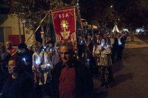 Hundreds gathered earlier this month at St Patrick’s Basilica Fremantle for the feast of Our Lady of Fatima where they celebrated Mass, Benediction and a candlelight procession on the streets of Fremantle. PHOTO: Mat De Sousa