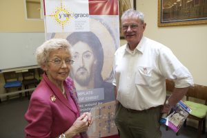 Year of Grace Project Officer Fr Peter Brock and Perth Coordinator Paddy Buckley. PHOTO: Robert Hiini