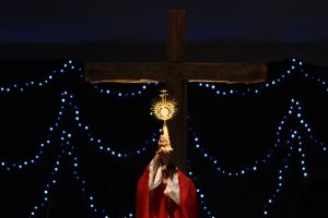 Participants at the WA Summer School of Evangelisation were given the opportunity to deepen their relationship with God throughout the week-long conference, with Eucharistic Adoration being one of the highlights. Photo: Josh Low Participants at the WA Summer School of Evangelisation were given the opportunity to deepen their relationship with God throughout the week-long conference, with Eucharistic Adoration being one of the highlights. Photo: Josh Low