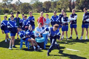 Faith-based initiatives such as Mazenod Mission Day, which raises funds for communities supported by Oblate priests in India and China, have been a feature of Mazenod College over the past 50 years. Photo: Supplied