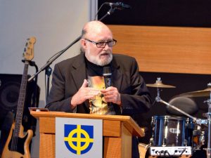 A spontaneous approach to presentation gave speakers at the recent Flame Ministries International (FMI) Congress an opportunity to speak from the heart and inspire attendees with their personal ministry. Photo: Richard Cooke