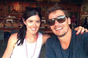 For Holly Bentley (left), the decision to convert to the Catholic faith was inspired by her encounter with some of its Sacraments, including Marriage and Baptism. She is pictured with her husband, Zach. Both are members of Sts John and Paul Willetton Parish. Photo: Supplied