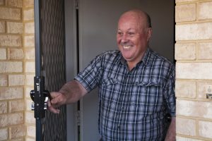 Danny Wilkie outside his home in Balcatta. PHOTO: Supplied
