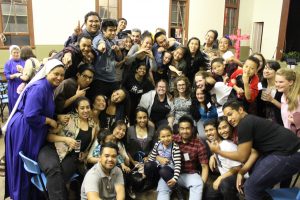 Sisters of the Immaculata enjoy a break with youth at the Immaculata Mission School, which will be held from January 1-14 in Lewisham, NSW.
