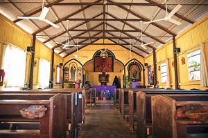 The University of Notre Dame Broome Campus entry. Photo: Supplied