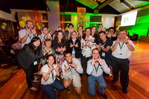 Some of the Perth delegates to the ACYMC in Campbelltown at work.