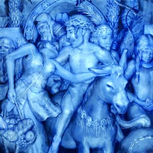 Winner of the 16th Mandorla Art Award, Palm Sunday by John Paul.