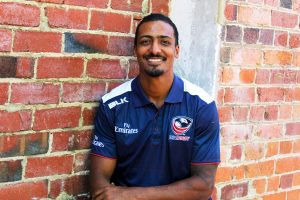 Notre Dame student Marcel Brache, recently achieved his lifelong dream to represent the USA on the international rugby stage. Photo: Supplied