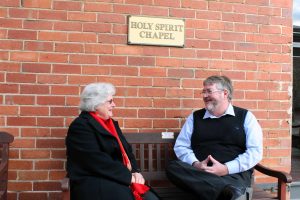 As the United Nations proclaimed 2015 as International Year of Light, two academics from The University of Notre Dame Australia’s School of Philosophy & Theology, Fremantle, Dr Philip Matthews, Acting Dean, and Dr Angela McCarthy, Senior Lecturer in Theology, will share different historical and cultural perspectives of light at the event ‘Light and Darkness’. PHOTO: UNDA