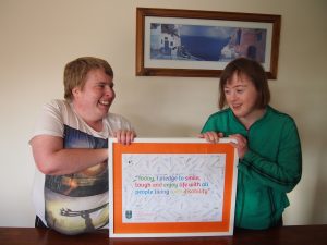 Bettina Ellis and Harrison Young are living independently with support from Identitywa. PHOTO: Supplied