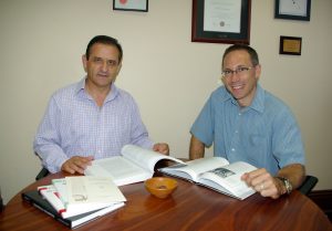 Savvas Papasavvas and Associate Professor Dylan Korczynskyj. Notre Dame’s Greek Studies program has once again been recognised by the Cyprus High Commission, Canberra. PHOTO: UNDA Savvas Papasavvas and Associate Professor Dylan Korczynskyj. Notre Dame’s Greek Studies program has once again been recognised by the Cyprus High Commission, Canberra. PHOTO: UNDA