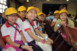Students from Hong Kong were part of the large cohort of participating students at Notre Dame’s Tournament of Minds. Students from Hong Kong were part of the large cohort of participating students at Notre Dame’s Tournament of Minds.