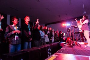 The Disciples of Jesus 24/7 music ministry perform at the opening of the inaugural Veritas Youth Festival, which was held from 10 to 12 July 2015 as an initiative of the Catholic Youth Network, which is a collection of youth agencies, communities and movements from across the Archdiocese. PHOTO: Supplied The Disciples of Jesus 24/7 music ministry perform at the opening of the inaugural Veritas Youth Festival, which was held from 10 to 12 July 2015 as an initiative of the Catholic Youth Network, which is a collection of youth agencies, communities and movements from across the Archdiocese. PHOTO: Supplied