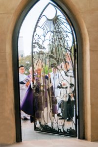 Archbishop Costelloe opens the Holy Door at St Mary’s Cathedral on Saturday, 12 December to mark the commencement of the Jubilee Year of Mercy. Photo: Jamie O’Brien Archbishop Costelloe opens the Holy Door at St Mary’s Cathedral on Saturday, 12 December to mark the commencement of the Jubilee Year of Mercy. Photo: Jamie O’Brien