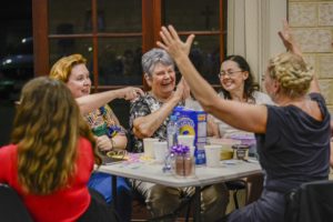 Thinking caps were on at Lockridge Parish’s Good Shepherd ALIVE quiz night on 16 March. Photo: Feby Plando.