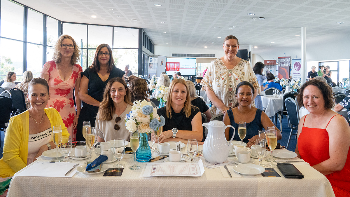 Women of all ages came together at Trinity College to mark International Women’s Day.