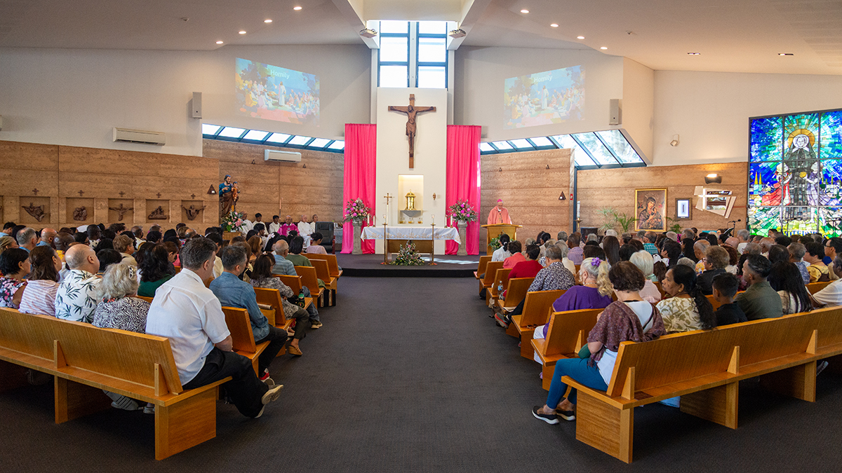 St Emilie de Vialar Church was packed to capacity as the community came together to celebrate their anniversary.