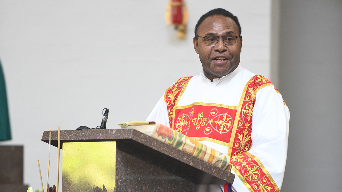 Deacon Kenneth said his faith was shaped by the influence of his family’s strong Catholic values.
