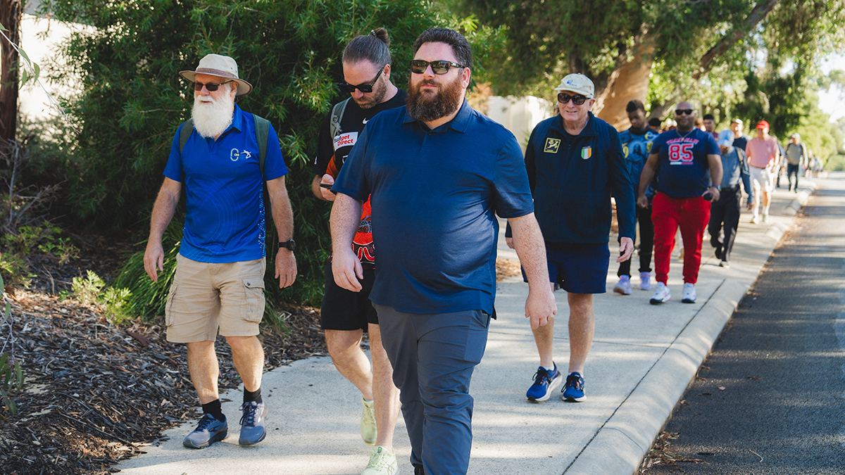 Sixty-two men participated in this year’s Emmaus Walk. Photo: Aaron Kong/Archdiocese of Perth.