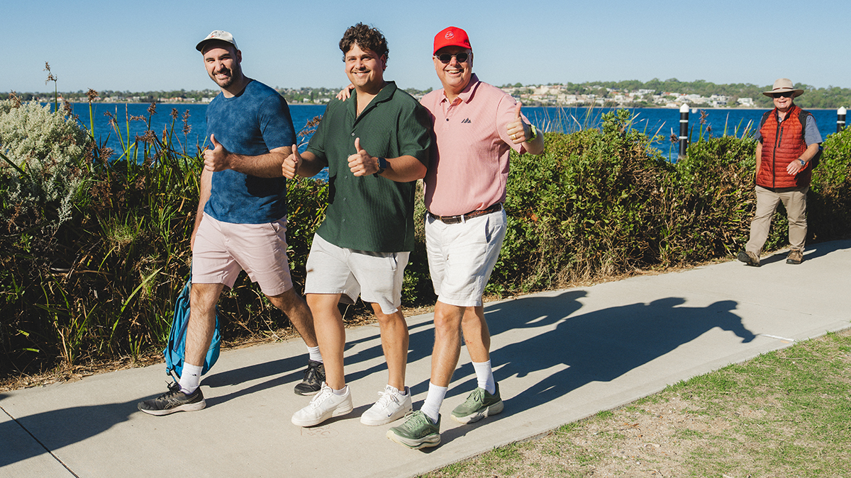 The presence of eleven father and son groups was particularly encouraging. Photo: Aaron Kong/Archdiocese of Perth.