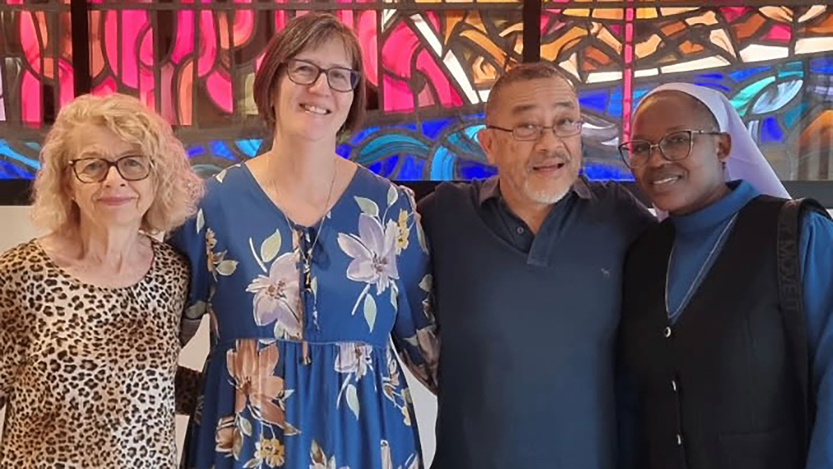 (L-R): The WA Diocesan Directors team, Rosemary Taylor, Shendelle Mullane, Francis Leong and Sr Vicky Kithungu. Photo: Catholic Mission.