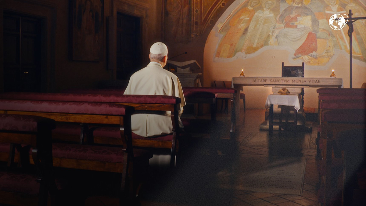 In a video message released on 30 April 2026 by the Pope's Worldwide Prayer Network, Pope Leo XIV called on Catholics worldwide to confront the problem of food insecurity with both prayer and concrete action. Photo: OSV News screenshot/Pope's Worldwide Prayer Network.