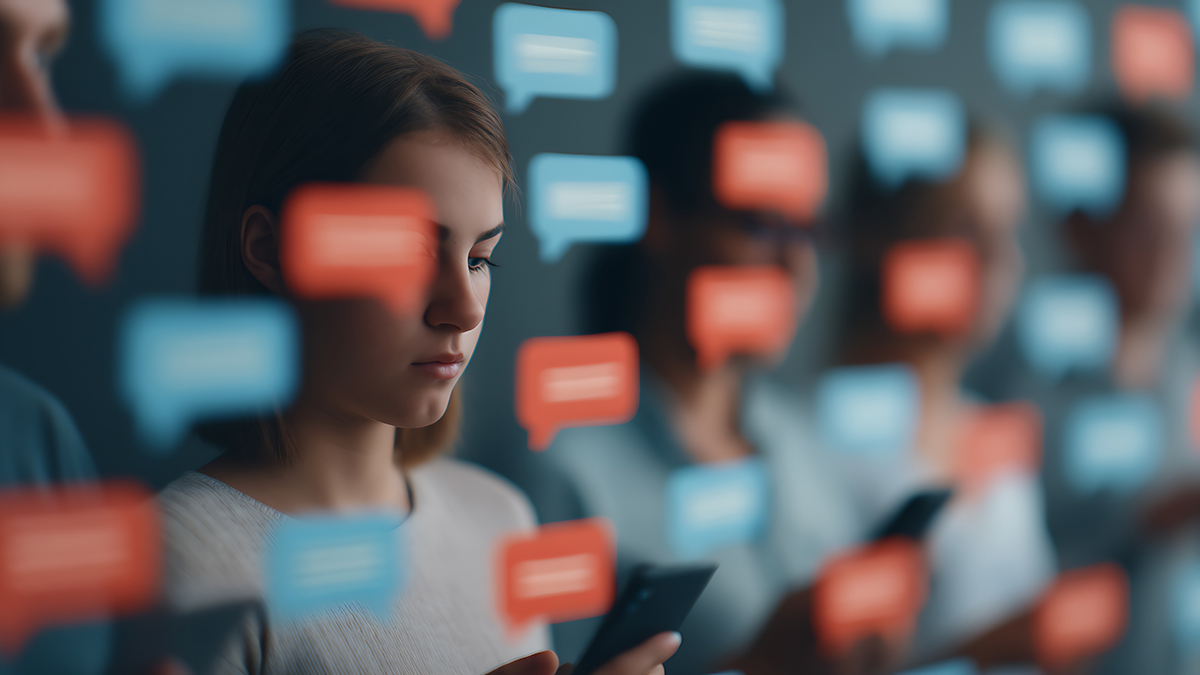 Researchers are concerned that social media is contributing to declining rates of youth literacy in Australia. Photo: Adobe.