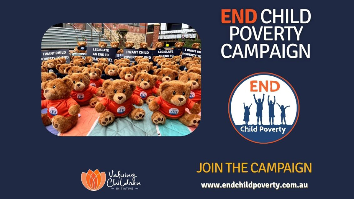 End Child Poverty chair, Tony Pietropiccolo AM, said child poverty is one of Australia’s most serious and persistent economic challenges. Image: Supplied.